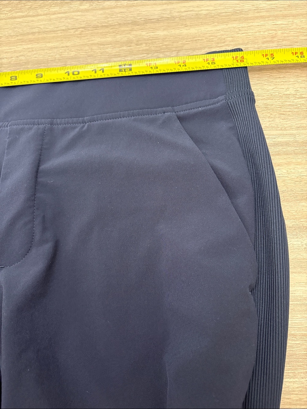Athleta Mid Rise Brooklyn Pant Women Size 10 Petite Navy Blue - Picture 8 of 10